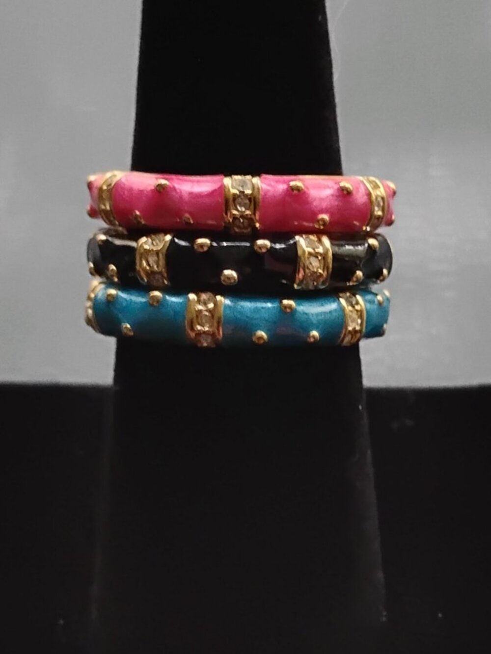 Lauren G Adams Three Stacking Rings sz 7.5 to 8